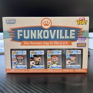 SDCC 2023 FREDDY BITTY POP! FUNKOVILLE 4-PACK